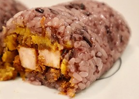 今日份早餐，超級簡單咸蛋黃肉松粢飯團(tuán)